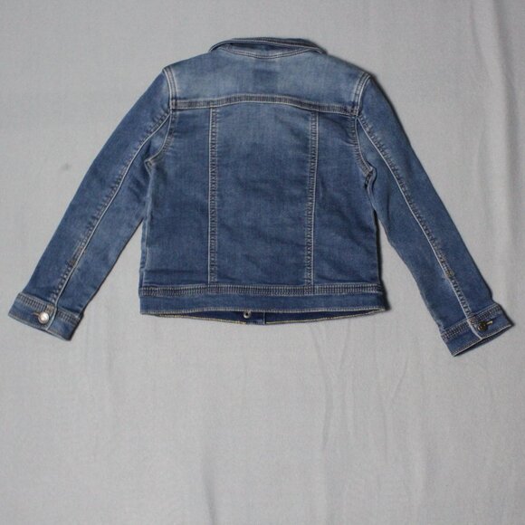 Cat & Jack Girls Denim Jacket | Size 5T | Medium Wash - Picture 5 of 6